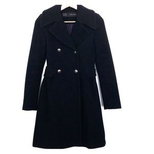Zara navy peacoat